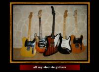 all my electric guitars